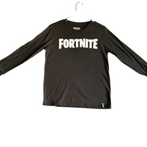 FORTNITE BOYS EPIC GAMES GRAPHIC LOGO LONG SLEEVE T-SHIRT SZ 18-20